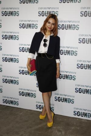 アルマーニ音楽イベントで注目アーティストKINDNESSがライブ！ヒャダイン、齋藤工、ダレノガレ来場