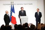 ルイ・ヴィトンの現代アート美術館、アルノー代表、仏大統領らが開館宣言
