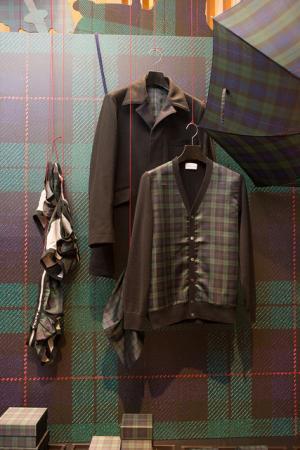 伊勢丹メンズ新ブラックウォッチデビュー。MINIもチェックに染まる