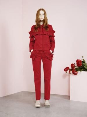 J BRAND×シモーネ・ロシャ、フリル配したデニム登場。ドーバー先行発売  