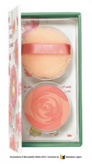 童話「おやゆび姫」の世界が絵本型チークに。冬の頬を花びら色に彩る