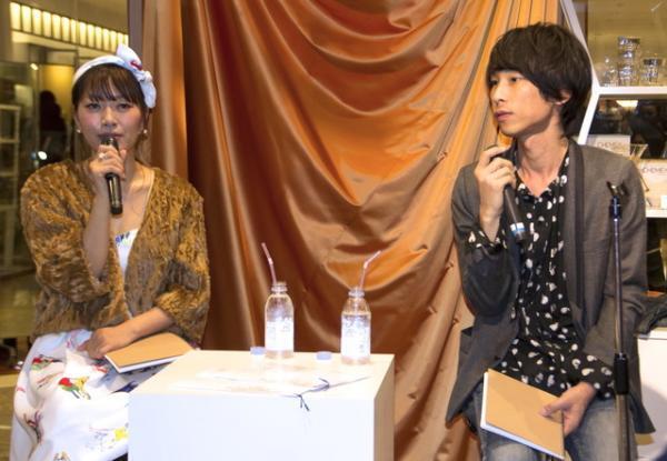 ジュンオカモト、伊勢丹でドレキャン、プランティカの生地でオーダー実施。坂本美雨と朗読会も
