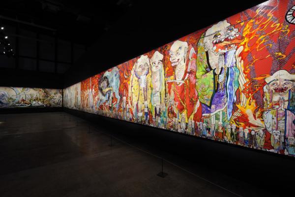 村上隆の大作「五百羅漢図」が森美術館で日本初公開