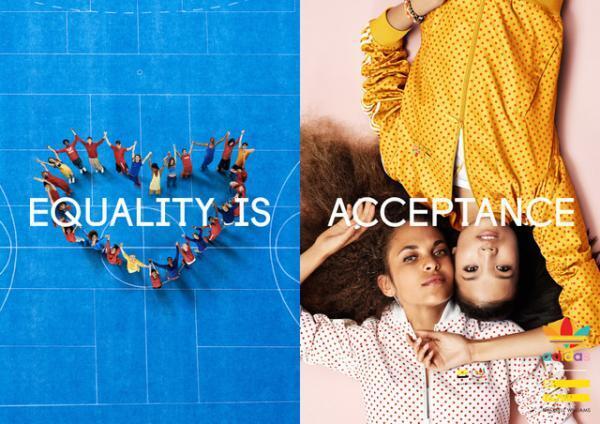 ファレル・ウィリアムス×アディダス、愛と平等の水玉コレクション発売