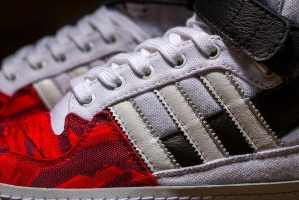 アディダス×BLVCK SCVLE、迷彩コラボアイテム登場