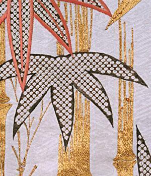 文化服飾博物館で日本の染織技術についての展覧会