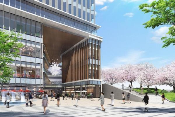 グランドプリンスホテル赤坂跡地に16年夏、商業施設「東京ガーデンテラス」がオープン