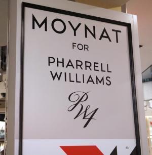 モワナ、新作「トレイン」のトランクショー。ファレルとのコラボが新宿伊勢丹に到着