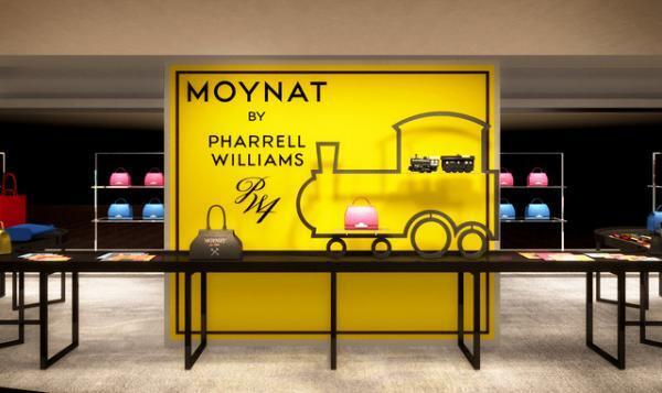 モワナ、新作「トレイン」のトランクショー。ファレルとのコラボが新宿伊勢丹に到着