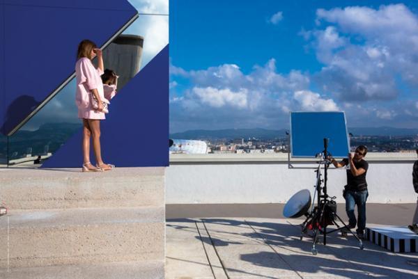 アレクサ・チャンが屋上で解放されるロンシャン15SSビジュアル