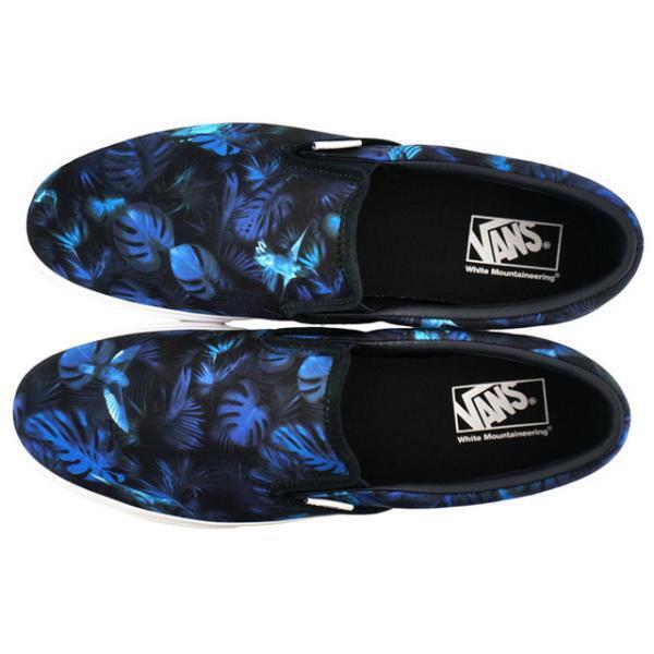 VANS×ホワイトマウンテニアリング、クールなパーム柄スリッポン発売
