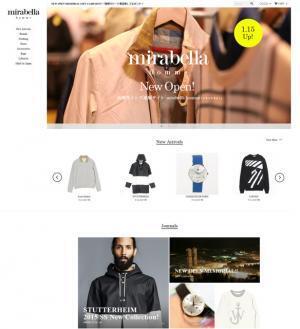 集英社EC「ミラベラ」のメンズがオープン