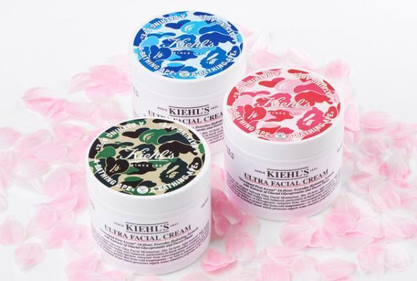 迷彩に隠れた桜で東北復興、キールズ×アベイシングエイプのコラボクリーム