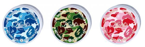 迷彩に隠れた桜で東北復興、キールズ×アベイシングエイプのコラボクリーム