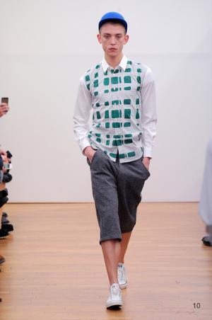 ストライプが織り成すフレッシュなコムデギャルソン・シャツ【2015-16秋冬メンズ】