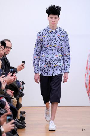 ストライプが織り成すフレッシュなコムデギャルソン・シャツ【2015-16秋冬メンズ】