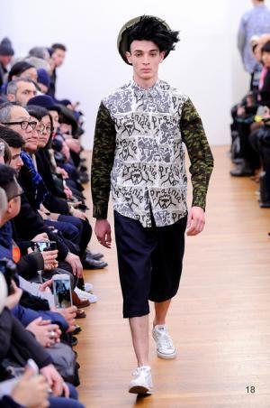 ストライプが織り成すフレッシュなコムデギャルソン・シャツ【2015-16秋冬メンズ】