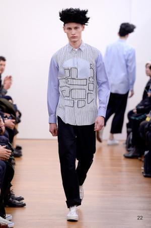 ストライプが織り成すフレッシュなコムデギャルソン・シャツ【2015-16秋冬メンズ】