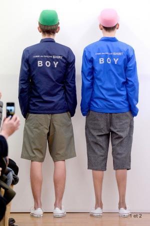 ストライプが織り成すフレッシュなコムデギャルソン・シャツ【2015-16秋冬メンズ】