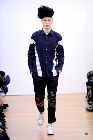 ストライプが織り成すフレッシュなコムデギャルソン・シャツ【2015-16秋冬メンズ】