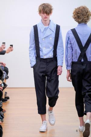 ストライプが織り成すフレッシュなコムデギャルソン・シャツ【2015-16秋冬メンズ】