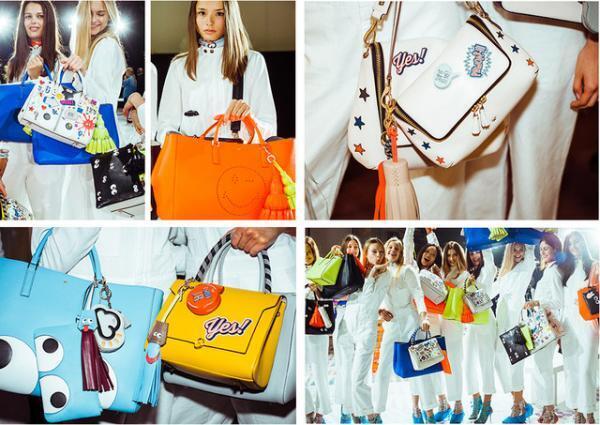 アニヤ・ハインドマーチ、新宿伊勢丹でポップなステッカーバッグ発売