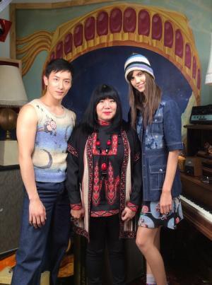 アナスイ春夏ビジュアルにブランド初日本男性抜擢。伝説的スタジオでシューテング