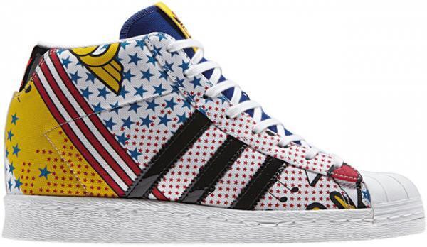 アディダスオリジナルスbyリタ・オラ、彼女の積極性や楽天主義をアメコミ表現