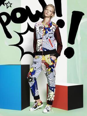 アディダスオリジナルスbyリタ・オラ、彼女の積極性や楽天主義をアメコミ表現