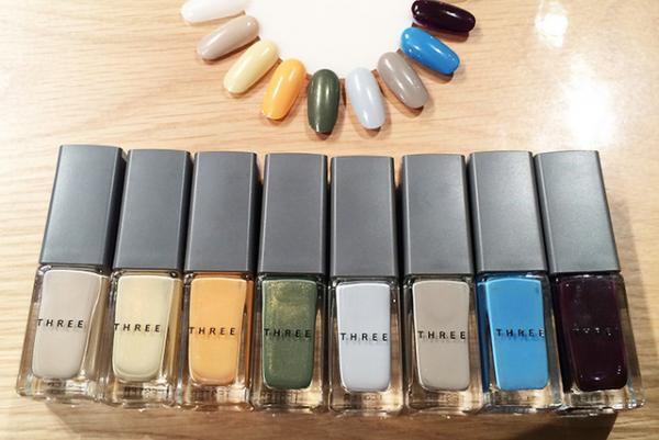 空や太陽、自然を感じる色をネイルに。THREEの15年サマーコレクション