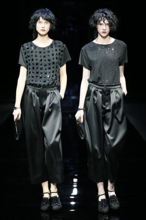 ラッフル揺れるエンポリオアルマーニの宝石の間【2015-16秋冬ウィメンズ】