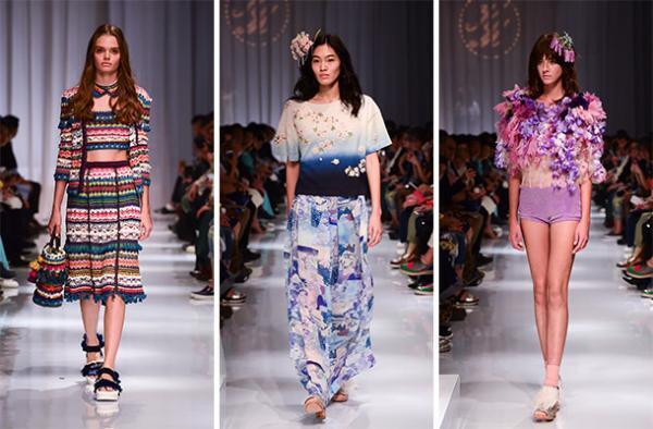 日本の文様を手技とともにケイタマルヤマが提案した静寂なエレガンス【2016春夏ウィメンズ】