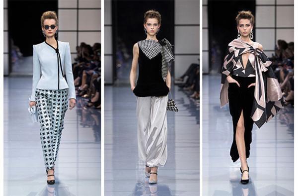 ジョルジオ アルマーニ プリヴェ、リーンに魅せる究極な美とバランス【2016-17秋冬クチュール】