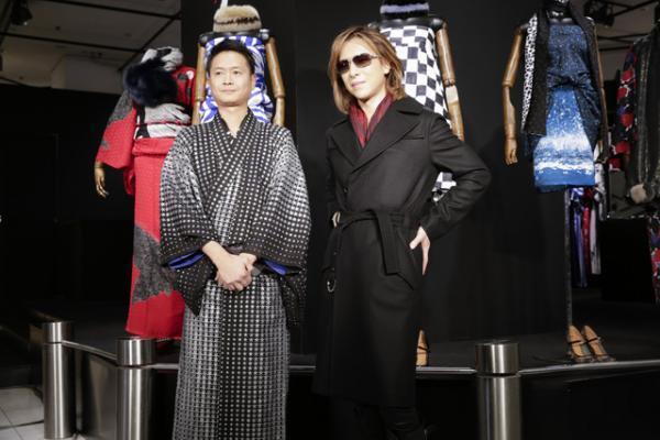 X-JAPAN・YOSHIKIが新宿伊勢丹に来店！魅惑のドレスキモノ「YOSHIKIMONO」のポップアップがスタート