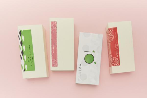 目上の方への手土産に。美しいパッケージと日本茶のお茶菓子セット サノアの  「風の結び」【冬の手土産】