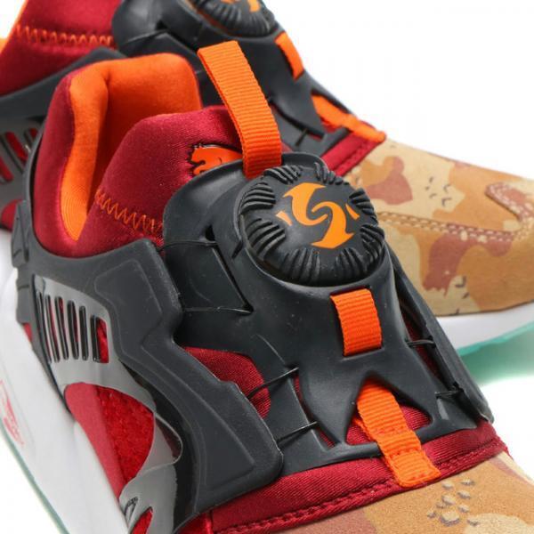 PUMA×atmos×Titolo、3ネームコラボのスニーカー「DISC BLAZE “DESERT DUSK”」発売