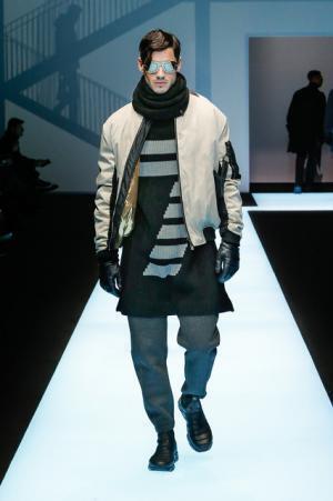 【ルック】エンポリオ アルマーニ2017-18秋冬メンズコレクション