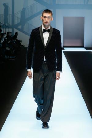 【ルック】エンポリオ アルマーニ2017-18秋冬メンズコレクション