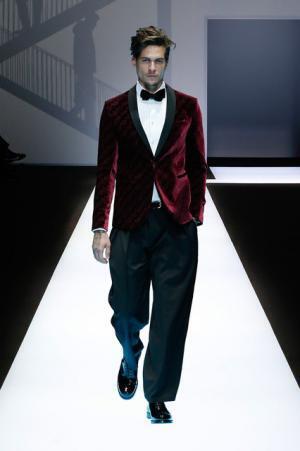 【ルック】エンポリオ アルマーニ2017-18秋冬メンズコレクション