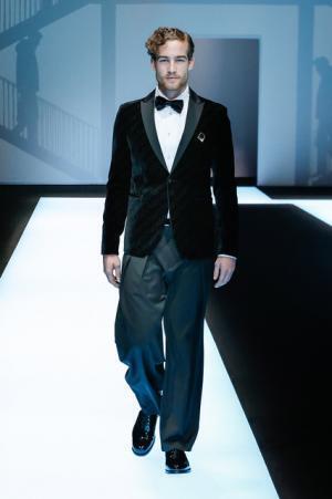 【ルック】エンポリオ アルマーニ2017-18秋冬メンズコレクション