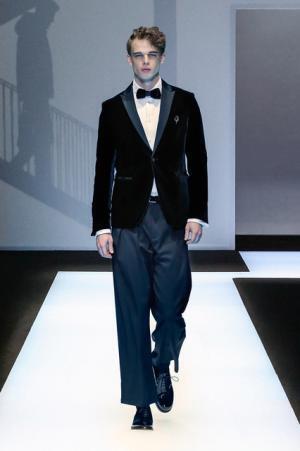 【ルック】エンポリオ アルマーニ2017-18秋冬メンズコレクション