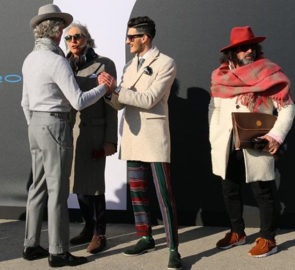 洒落者たちの祭典、2017年ピッティ・ウオモ・ファッションスナップ【ピッティ・ウオモ91】