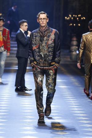 ディランの孫も登場、ミレニアルズ集め、圧巻のドルチェ＆ガッバーナワールド【2017-18秋冬メンズ】