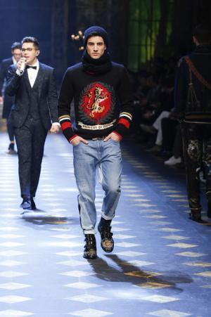 ディランの孫も登場、ミレニアルズ集め、圧巻のドルチェ＆ガッバーナワールド【2017-18秋冬メンズ】