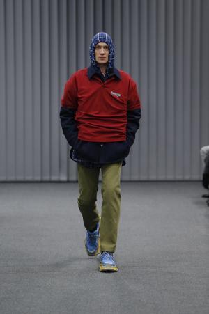 ワークウエアをオマージュしたバレンシアガのビッグ＆ナロー【2017-18秋冬メンズ】