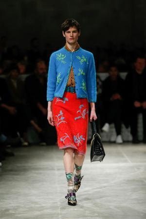 70年代カルチャーへのオマージュを共有したプラダ【2017-18秋冬コレクション】