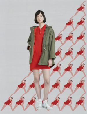 メゾン キツネ、クラシカル×スポーティーにアメリカンポップのアクセント【2017秋冬ウィメンズプレ】