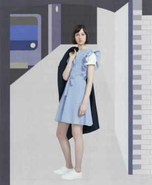 メゾン キツネ、クラシカル×スポーティーにアメリカンポップのアクセント【2017秋冬ウィメンズプレ】