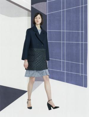 メゾン キツネ、クラシカル×スポーティーにアメリカンポップのアクセント【2017秋冬ウィメンズプレ】