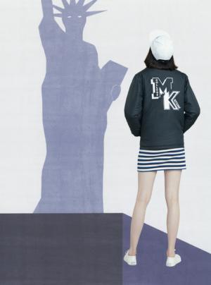 メゾン キツネ、クラシカル×スポーティーにアメリカンポップのアクセント【2017秋冬ウィメンズプレ】